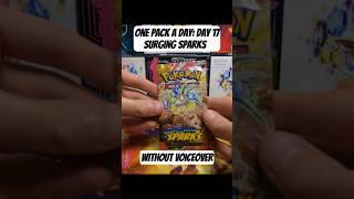 One Pack A Day: Day 17 Surging Sparks without voiceover #pokemon #pokemoncards #pokemontcg