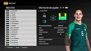 Selección de Bolivia (COPA AMERICA) - PES 2021 | PES Dream Patch