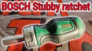 Bosch Stubby ratchet screwdriver review 6 bits and mag retention