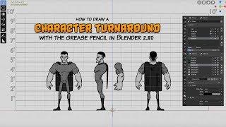 Character Turnaround with Blender's Grease Pencil