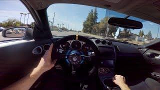 Nissan 350z Tomei Exhaust POV (Donuts!)