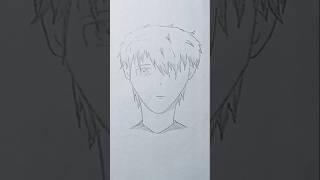 How to draw an anime in easy way #drawing #viralshort #arthive