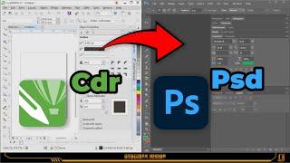 Cara membuka file corel di Photoshop