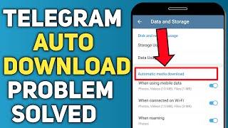 Telegram Auto Download Problem Solved | Telegram Me Auto Download Kaise Band Kare