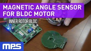 Magnetic Angle Sensor for BLDC Brushless DC Motor Replaces Optical Encoders with a Magnetic Encoder