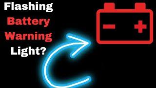 Flashing Battery Light on a Car: 5 Common Causes & Fix