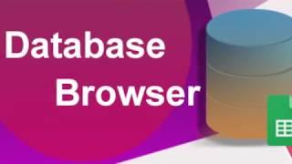 Database Browser Google Sheets add-on Introduction