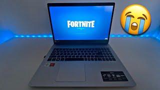 Playing Fortnite on a $250 Laptop (Horrible)