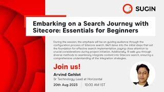 Embarking on a Search Journey with Sitecore: Essentials for Beginners