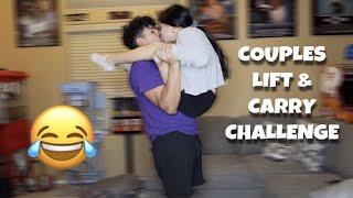 COUPLES LIFT AND CARRY CHALLENGE!! *FUNNY AF*