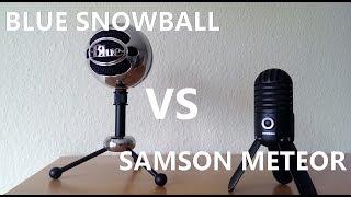 Blue Snowball vs Samson Meteor - Comparison and Sound Test