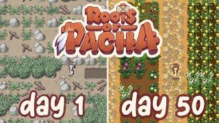 I played the first 50 days of Roots of Pacha!