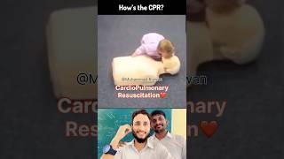 Cardio Pulmonary Resuscitation #cpr #pulmonary #cadio #doctor @MRAnsari7987