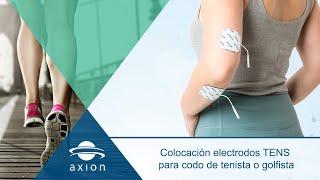 Colocación electrodos TENS para codo de tenista o golfista | Electroestimulación TENS epicondilitis