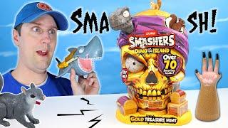 SMASHERS Gold Pirate Skull Treasure Hunt Dino Island 70 Surprises Review