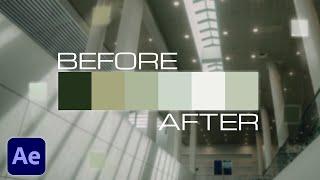 Benj Villena's Before/After Color Grade Video Transition Tutorial  |  FREE TEMPLATE