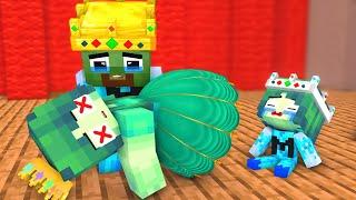 Monster School : Baby Zombie Vs Squid Game Doll R.I.P Queen - Minecraft Animation