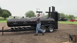 Johnson smokers large dual grill reverse flow