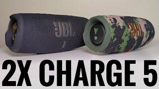 2x JBL CHARGE 5 TL+ND 100% PARTYBOOST