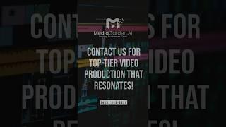 Unlock the magic of professional videos with MediaGarden.Ai! #videoproduction #fyp #foryou #branding