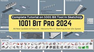 1001 BIT Tool Pro in SketchUp Complete Tutorial