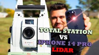 iPhone 14 Pro LiDAR vs. Survey Total Station Accuracy