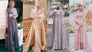 Model Gamis Pesta Brokat Terbaru 2024 2025 Mewah dan Elegan | Gamis Pesta Syari