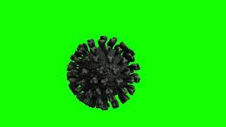 FREE HD Green Screen - CORONA VIRUS 3D MODEL