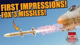 War Thunder - FIRST MATCHES with the ACTIVE RADAR HOMING MISSILES! FOX-3's ARE HERE! AMAZING?