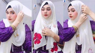 Hijab tutorial with salwer kameez || New hijab Style 2023