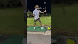 They gave him a wooden driver and he still delivered  | #Shorts