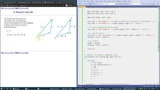 5.9 Point+vector addition and head-to-tail rule