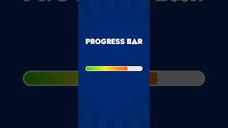 Animated Progress Bar For Quiz Videos  | Loading Bar