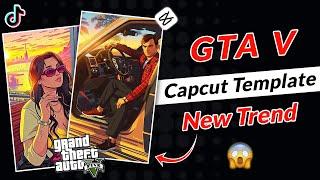 Capcut Template GTA V Style Effect Editing | Capcut New Trend ToonMe