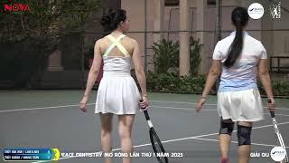 ĐÔI NỮ 1325 - Thủy Đăk Mil - Linh Đăk Mil VS Thủy Khanh - Nhung Trần | Tennis Phong Trào