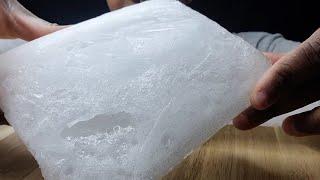 SUPER CRUNCHY | ICE PILLOW FAIL | MORE SOLID THAN HOLLOW LOL | #iceeating #asmr #asmrice