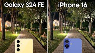 Samsung Galaxy S24 FE vs iPhone 16 Camera Test