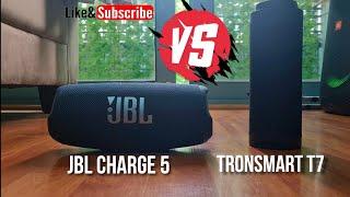 JBL Charge 5 vs Tronsmart T7 sound battle 