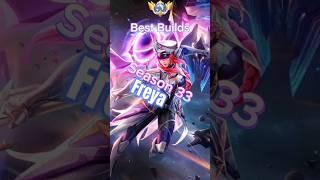 Freya Best Build Season 33  | Top 1 Global Freya | How to play with Freya | #mlbb #mlbbfreya