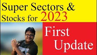 Super Sectors & Stocks for 2023 | First Update | @bullsStreet | #stocks #sharetrading