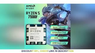 New AMD RYZEN5 7500F Brand New CPU Gaming Processor AMD r5 7500f 5NM 38M Socket AM5 Without Fan Game