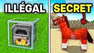 30 Secrets que tu ne Connais PAS sur Minecraft !