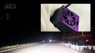 AES Hyperbolical  Matrix Bi led Projector lens  Road Testing Video#aespa #biled #matrix #retrofit