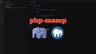 Setting up a Local PHP Server using MAMP