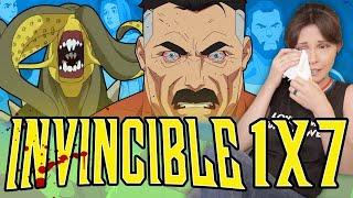 INVINCIBLE 1x7 Series Reaction (That's who Robot really is!!!)