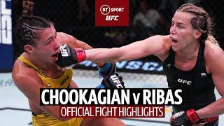 Katlyn Chookagian v Amanda Ribas | Two top flyweights on fire! | Official Fight Highlights