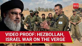 Hezbollah Vs Israel War Set To Begin? Video Shows IDF's Mega Preps After 1300+ Rocket Barrage