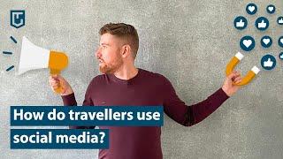 How travellers use social media (step-by-step)