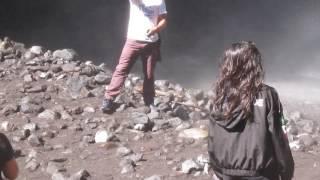 Puerto Octay Falls from the ground - La Cascada Puerto Octay