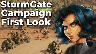 FIRST LOOK At StormGate's Campaign